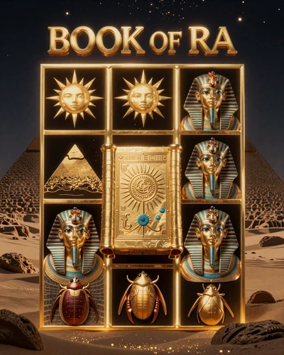 Book of Ra Magic Slot Cover - Novomatic Egyptian Spielautomat