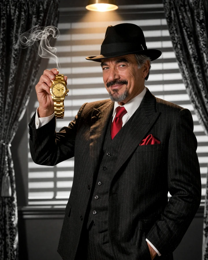 Don Vincenzo zeigt Rolex Belohnung - SlotMafia VIP Club Level 25